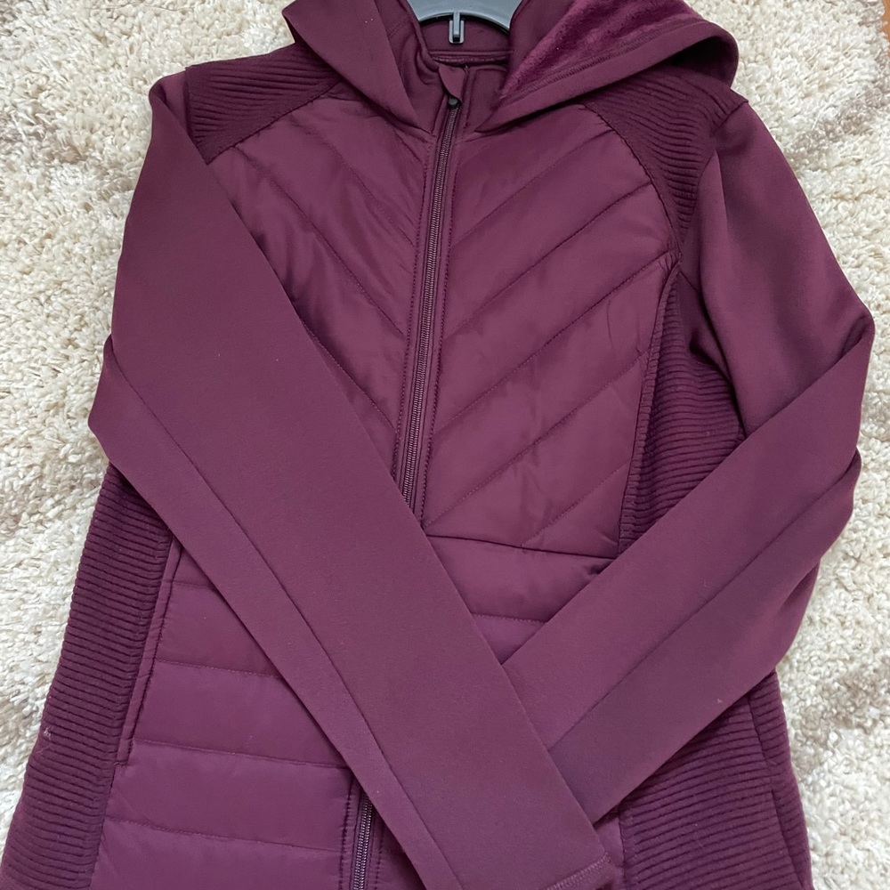 Women’s FILA  mixed media jacket size L.